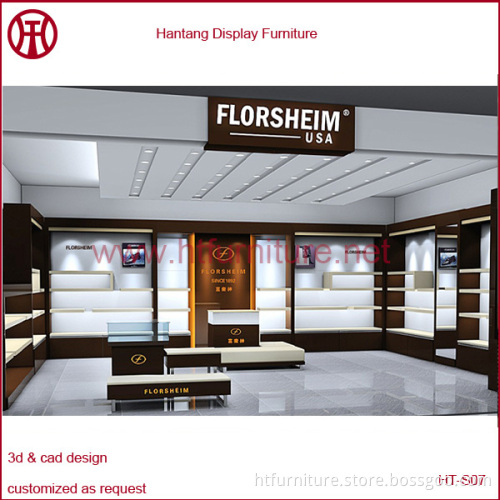 promotional Mall display furniture shop for lady's leather shoes